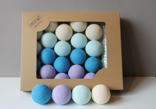 COTTON BALLS LAWENDOWE