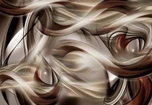 Fototapeta - Brązowa hulanka