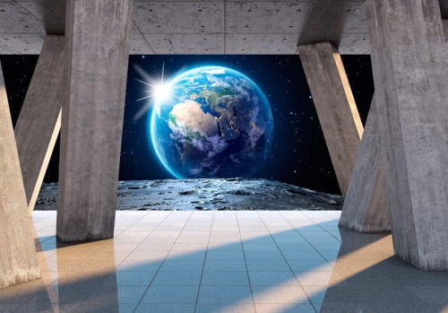 Fototapeta - Księżycowy spacer