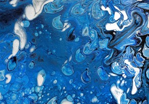 Fototapeta - Potok błękitu