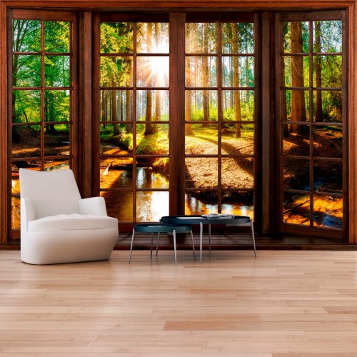 Fototapeta - Leśny taras