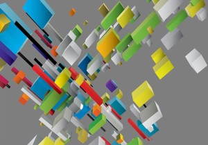 Fototapeta - Kolorowa układanka