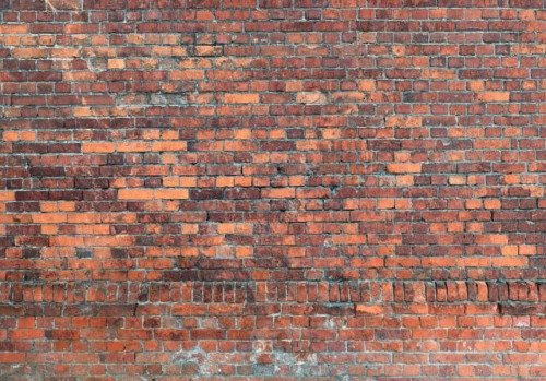 Fototapeta - Vintage Wall (Red Brick)
