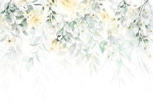 Fototapeta - Wodospad róż - drugi wariant