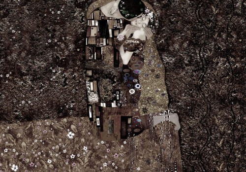 Fototapeta - Klimt inspiracja - Wspomnienie czułości