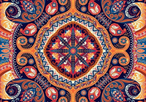 Fototapeta - Egzotyczna mozaika