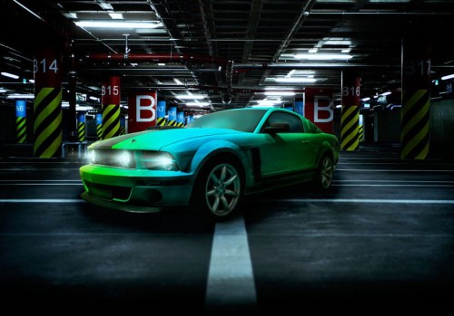 Fototapeta - Zielona strzała