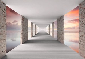 Fototapeta - Spacer po niebie