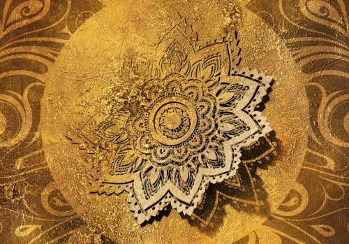 Fototapeta - Złota iluminacja