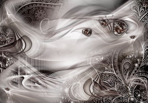 Fototapeta - Jesienne wieczory (szary)