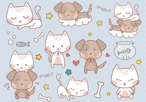 Fototapeta - Przyjaciele z dzieciństwa