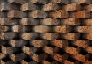 Fototapeta - Ceglana plecionka