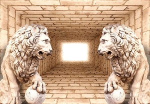 Fototapeta - Tajemnica lwów