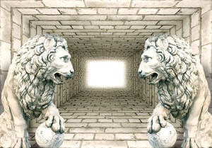 Fototapeta - Komnata lwów