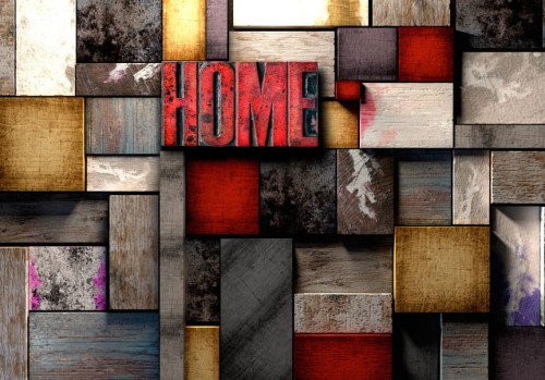 Fototapeta - Kolorowy dom