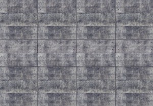 Fototapeta - Szara twierdza - tło z regularnymi prostokątami o teksturze betonu