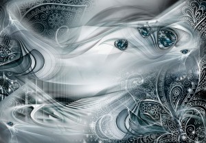 Fototapeta - Jesienne wieczory (turkusowy)