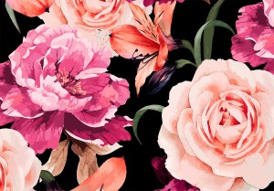 Fototapeta - Róże miłości