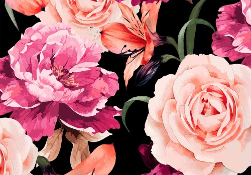 Fototapeta - Róże miłości