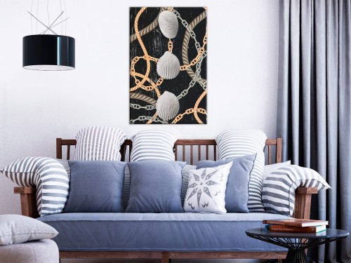 Obraz - Morskie skarby (1-częściowy) pionowy