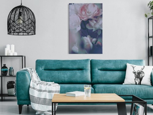 Obraz - Poranne róże (1-częściowy) pionowy