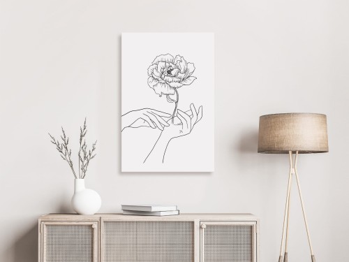 Obraz - Delikatny dotyk (1-częściowy) pionowy