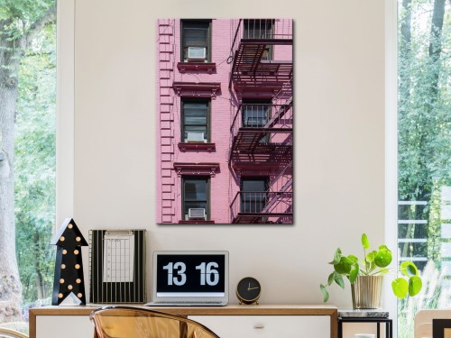 Obraz - Schody pożarowe (1-częściowy) pionowy