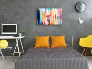 Obraz - Pod parasolem miłości