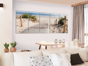 Obraz - Plaża po deszczu