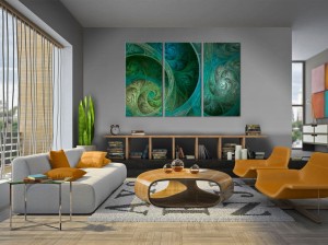 Obraz - Inspiracja Orientem w turkusie