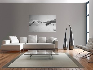 Obraz - Dotyk w czerni i bieli