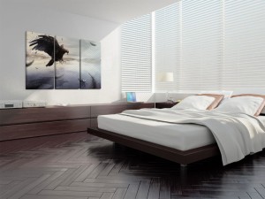 Obraz - Orzeł nad taflą jeziora