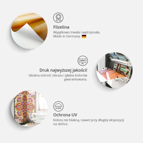 Parawan - Zebra pattern (fioletowy) II