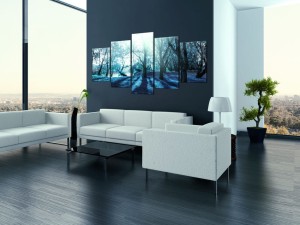 Obraz - Niebieska polanka