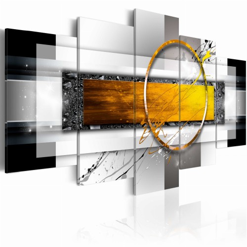 Obraz na szkle akrylowym - Złocisty strzał