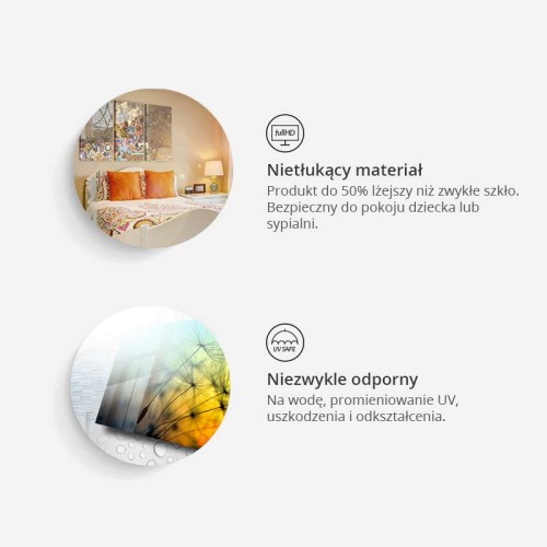 Obraz na szkle akrylowym - Złocisty strzał