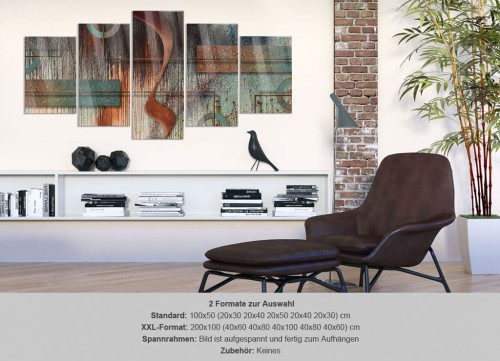 Obraz na szkle akrylowym - Abstrakcyjna melodia