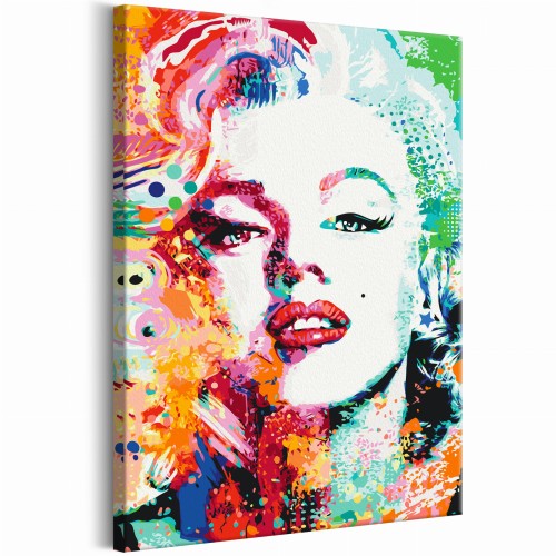 Obraz do samodzielnego malowania - Urocza Marylin