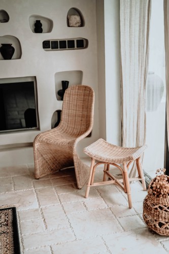 FOTEL BOHO VIVARA Rattanowy