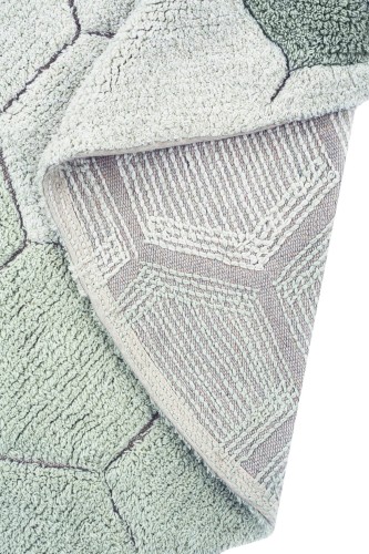 Dywan okrągły dla dzieci HoneyComb Blue Sage Lorena Canals