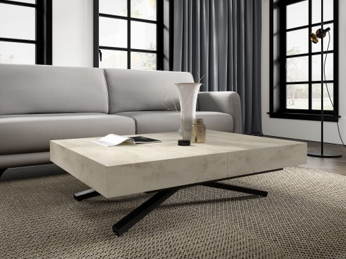 Ławostół SANNA X rozkładany White Chromix