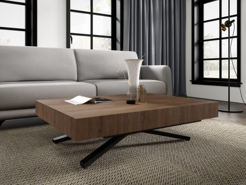 Ławostół rozkładany SANNA X Truffle Brown Davos Oak