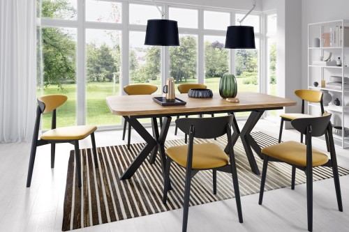 Nowoczesny stół do jadalni 200 cm owalny KRIS