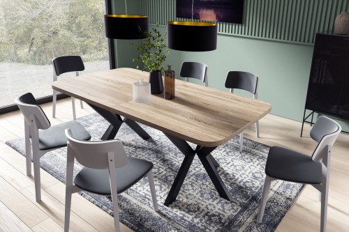 Nowoczesny stół do jadalni 200 cm owalny KRIS