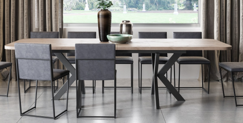 Nowoczesny stół do jadalni 200 cm owalny KRIS