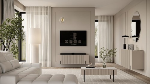 Meble do salonu kaszmirowe MALAGA