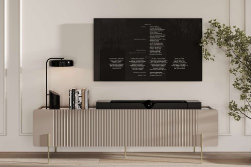 Szafka RTV 200 cm w salonie
