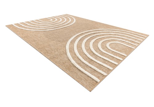 Dywan beżowy boho SPARK 0688A geometryczny