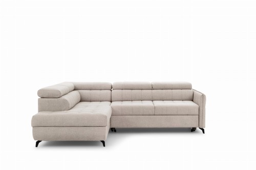 Narożnik z funkcją spania beżowy Esma L Perfect Harmony 07