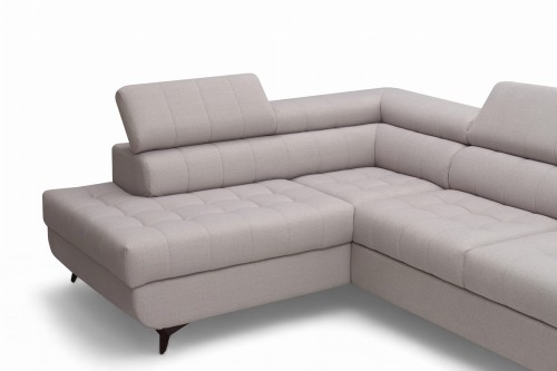 Narożnik rozkładany Valeria L beżowa tkanina Maya 01